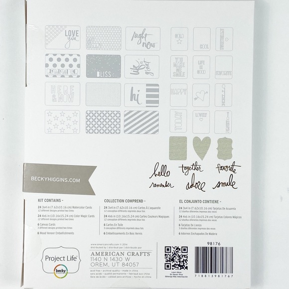 Project Life Scrapbooking Becky Higgins Heidi Swapp Kits Card Making Lot Of 3 - Picture 4 of 8